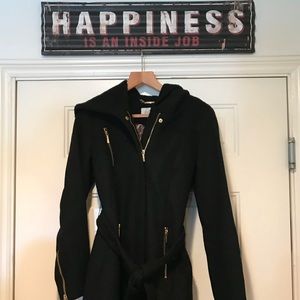 Laundry by Shelli Segal | Black Wool Coat size 4